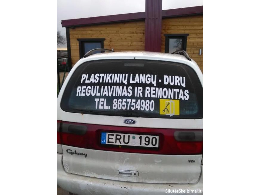  Reguliuoju ir remontuoju plastikinius langus bei duris