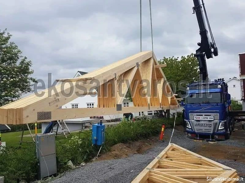  Aukštos kokybės stogo santvaros pagal jūsų poreikius