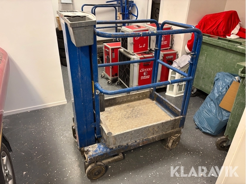  Puikus žirklinis keltuvas su naujais akumuliatoriais