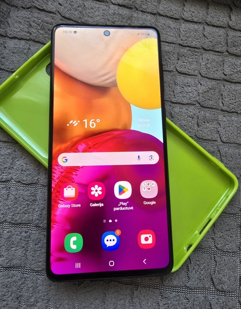  Samsung A71 - Patikimas telefonas su nauja baterija