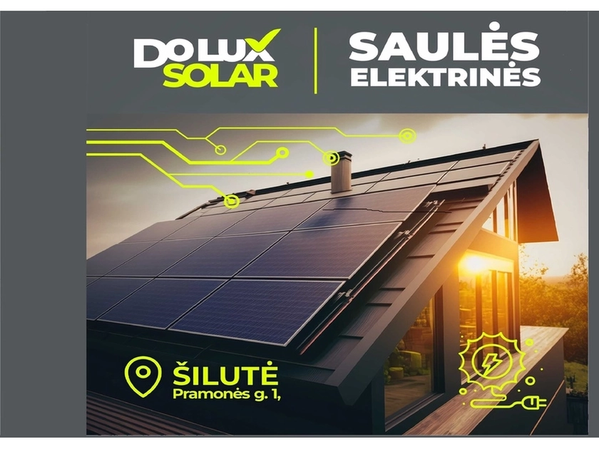  Saulės elektrinės namams ir verslui