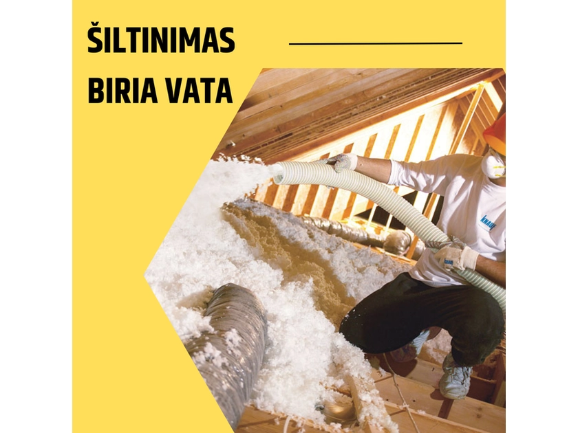  Šilta namuose su ekologiška birią vata