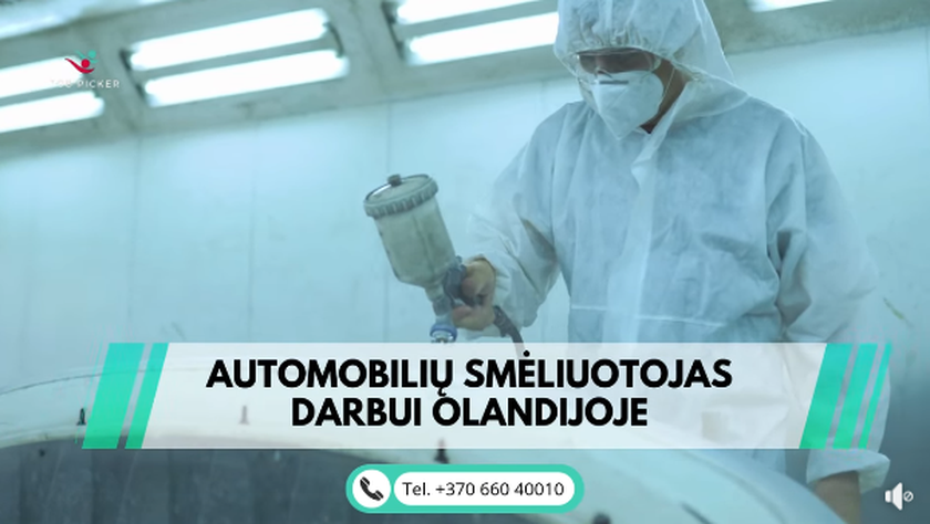  Pramoninis Smėliuotojas Olandijoje – puikus atlyginimas!