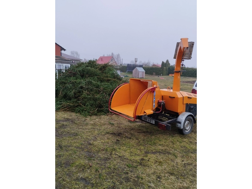  Nuomuok galingą šakų smulkintuvą – iki 13cm skersmens!