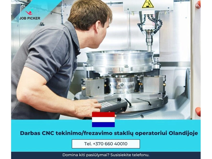 Stabilus darbas Olandijoje su konkurencingu atlyginimu!