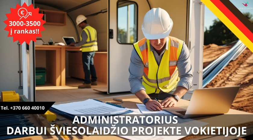  Statybvietės administratorius Vokietijoje: sklandus projektų valdymas