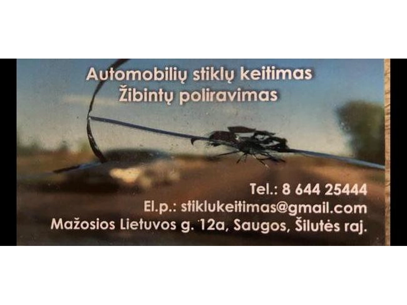  Stiklų keitimas ir įdaužų remontas – 1 metų garantija!