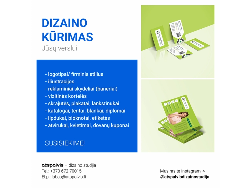  Unikalūs logotipai ir reklaminiai baneriai