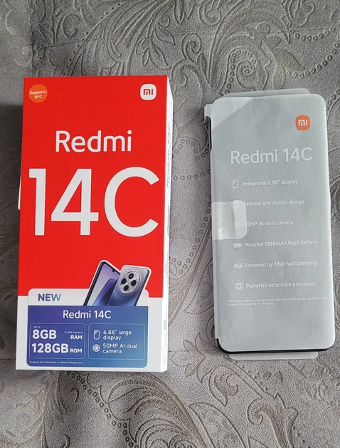  Xiaomi Redmi 14C - naujas telefonas su garantija!