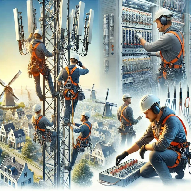  Telekomunikacijų specialistų darbas Nyderlanduose – prisijunk prie mūsų komandos!