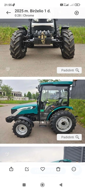  Traktorius Parduodamas – Galingas 25 AG modelis su 90 m/h našumu