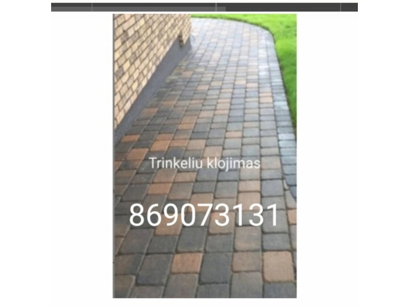  Trinkelių klojimas – greitai, kokybiškai, su baldiuriais!