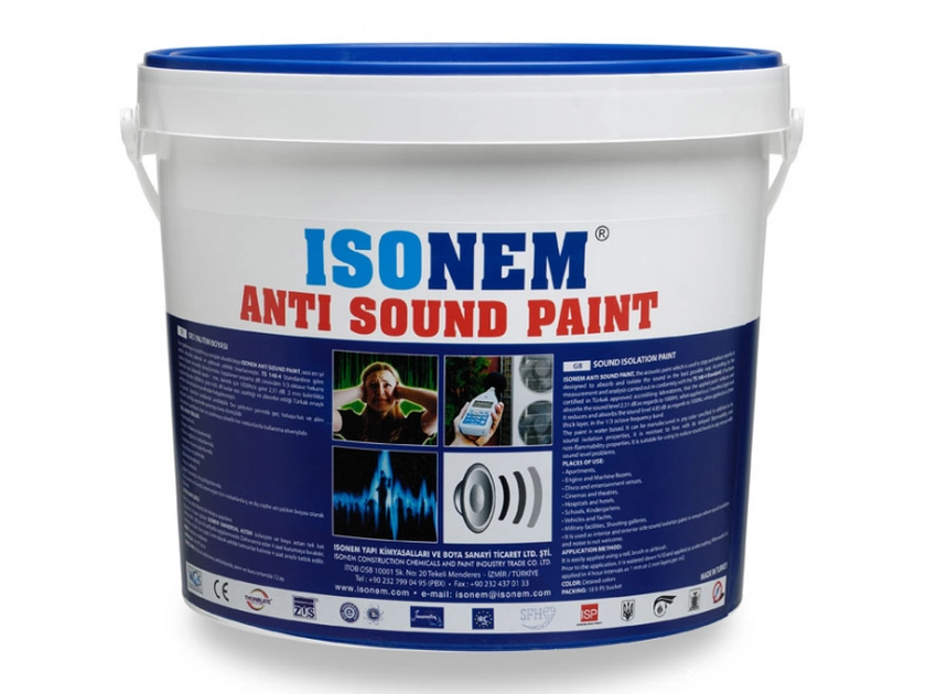  Garso izoliacija su Akustiniais Isonem Anti Sound dažais