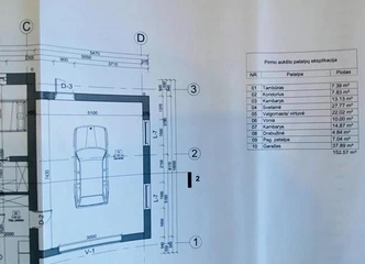 152 kv. m namas su garažu Pagrynių kaime