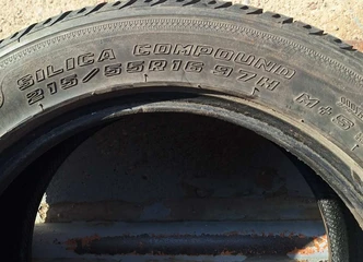 Peržiūrėti skelbimą - 2 padangos SILICA COMPOUND M+S 215/55R16 97H