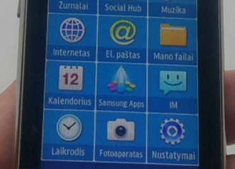 Samsung Star S5260 – tik 17€, patikimas!