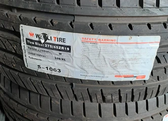 Naujos 275/45/R19 vasarinės padangos - 8 vienetai laukia Jūsų!