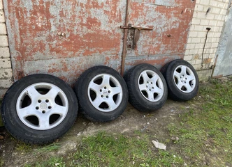 Naudoti R16 ratlankiai su padangomis tik 140 €!