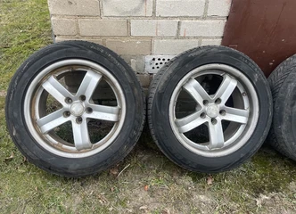 Naudoti R17 ratlankiai Volkswagen su 4 padangom, vos 160 €