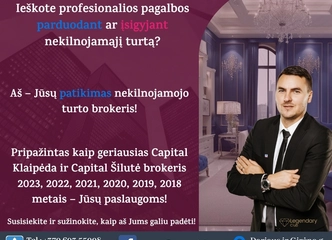 72 arų sklypas prie Minijos – ramybė ir gamtos grožis