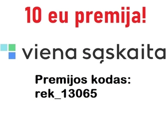 Išbandyk Vienasąskaitą ir gauk 10 € premiją!