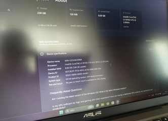 Galingas I3-10110U, 8GB RAM, 256GB SSD – viskas pilna komplektacija ||