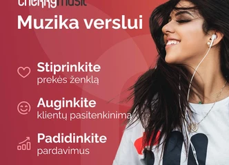 Auginkite pardavimus su muzikos sprendimais