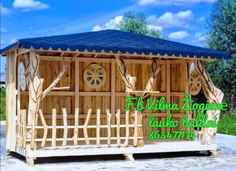 Ąžuolinės sūpynės – atsipalaidavimo oazė