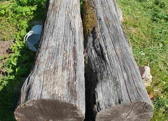 Ąžuolo rąstai 2-2,2 m, skersmuo 45-50 cm – 100 €/vnt.