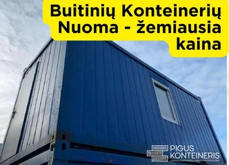 Peržiūrėti skelbimą - Biuro, buitinių konteinerių nuoma - pigios kainos