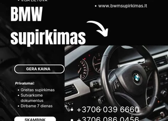 Peržiūrėti skelbimą - Brangus BMW auto supirkimas Lietuvoje