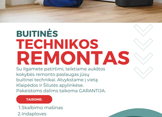 Buitinės technikos remontas – greitas ir patikimas!