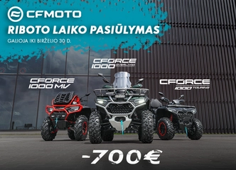 CFMOTO CFORCE 1000: galingas ir patvarus keturratis nuotykiams!