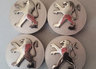 Originalūs Peugeot ratlankių centriniai dangteliai 60 mm