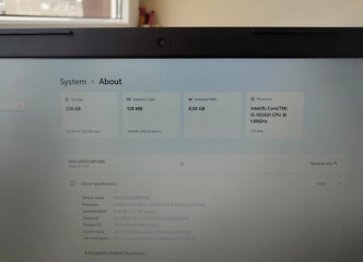Galingas Dell Inspiron 3593 su 10-os kartos i5 ir 8GB RAM