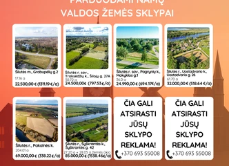 Sklypai Šilalėje ir Klaipėdoje – investuokite šiandien!