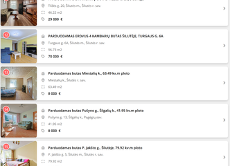 Raskite nereklamuojamus butus Šilutės regione ir naudokitės remonto galimybėmis