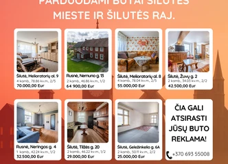 Peržiūrėti skelbimą - ❤ ✅ PARDUODAMI BUTAI ŠILUTĖJE✅ ❤