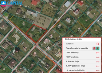 Elektra ir komunikacijos šalia sklypo Šilutėje