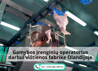 Peržiūrėti skelbimą - Gamybinių įrenginių operatorius