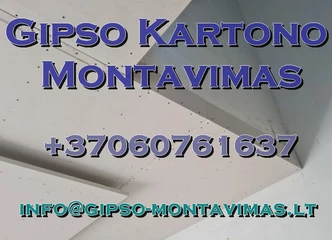 Paslaugos gipso kartonui: nuo lubų iki dekoracijų!