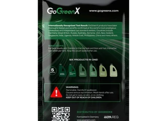 Gauk daugiau galios ir mažiau teršalų su GoGreenX!