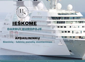 Ieškome apdailininkų Europoje – puikus atlyginimas 3200€!