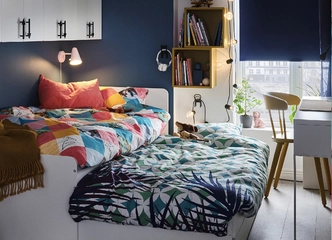 Mazai naudota Ikea lova SKLAT – patogus išardymas, be defektų, puiki būklė