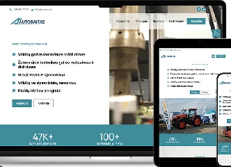Greitas ir paprastas svetainės kūrimas jūsų verslui!