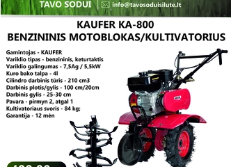 Išbandyk motoblokus – patikimi ir pigūs!