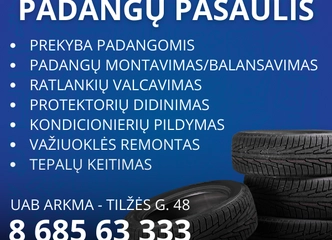 Atnaujinkite automobilį – padangos, kondicionieriai, tepalai!