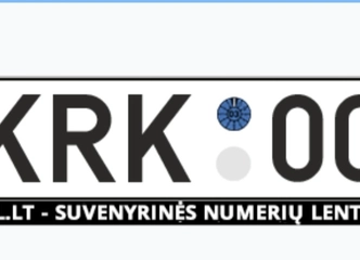 Valstybiniai numeriai su vėliava – greita įsigykite