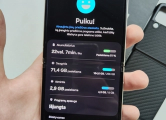 Išskirtinis lenkiamas ekranas 6,7 col.