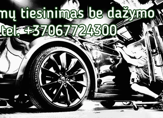 Įlenkimų tiesinimas be dažymo – išsaugok originalų dažą!